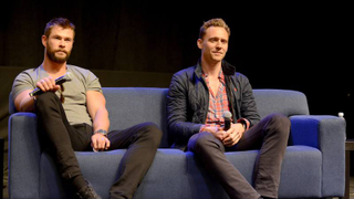 Thor and Loki go casual in new <i>Thor: Ragnarok</i> photos